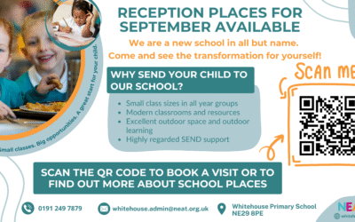 Reception places at Whitehouse Primary School