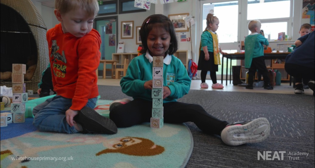 Nursery play at Whitehouse Primary